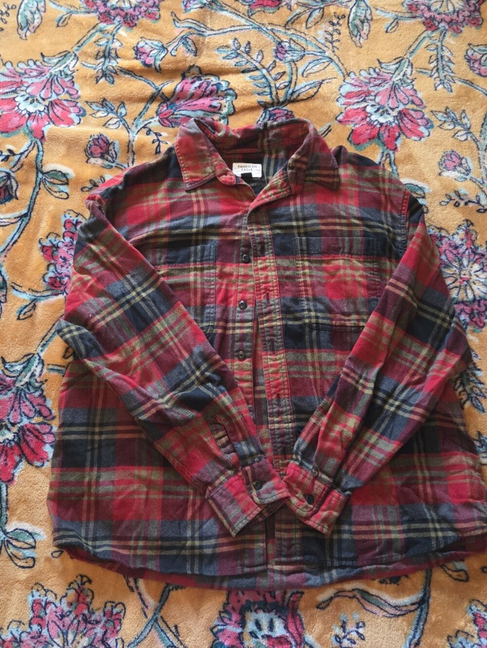 Men's Plaid Flannel Shirt Jacket
